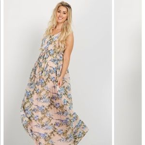 PinkBlush *New* Floral Pleated Maxi